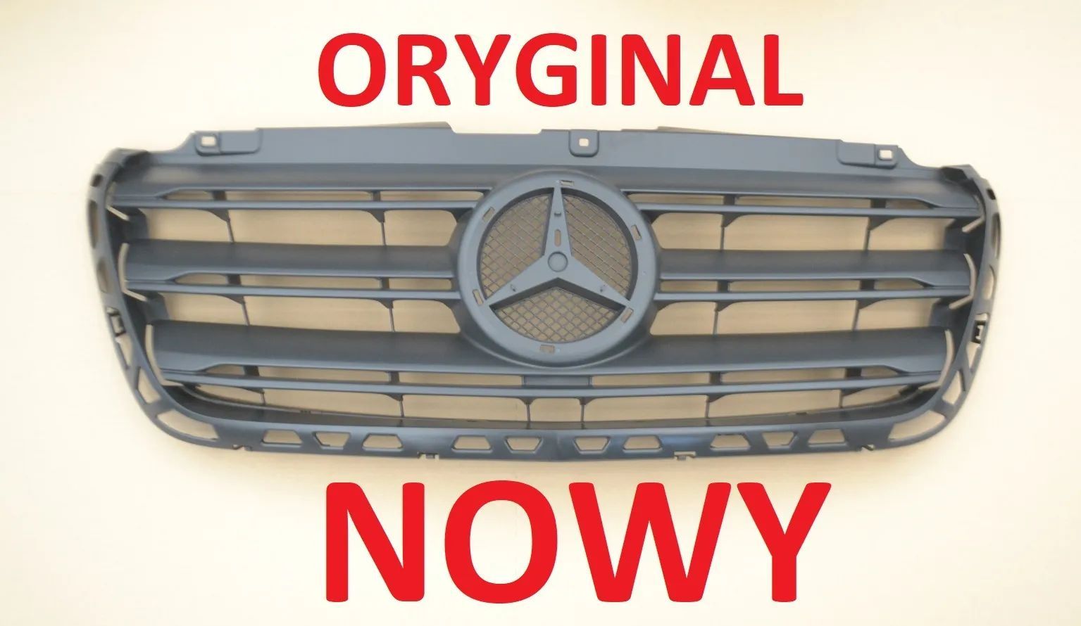MERCEDES SPRINTER W907 907  W910 910 Gril Grill atrapa Przednia Przód Chłodnicy A9108805100 NOWA