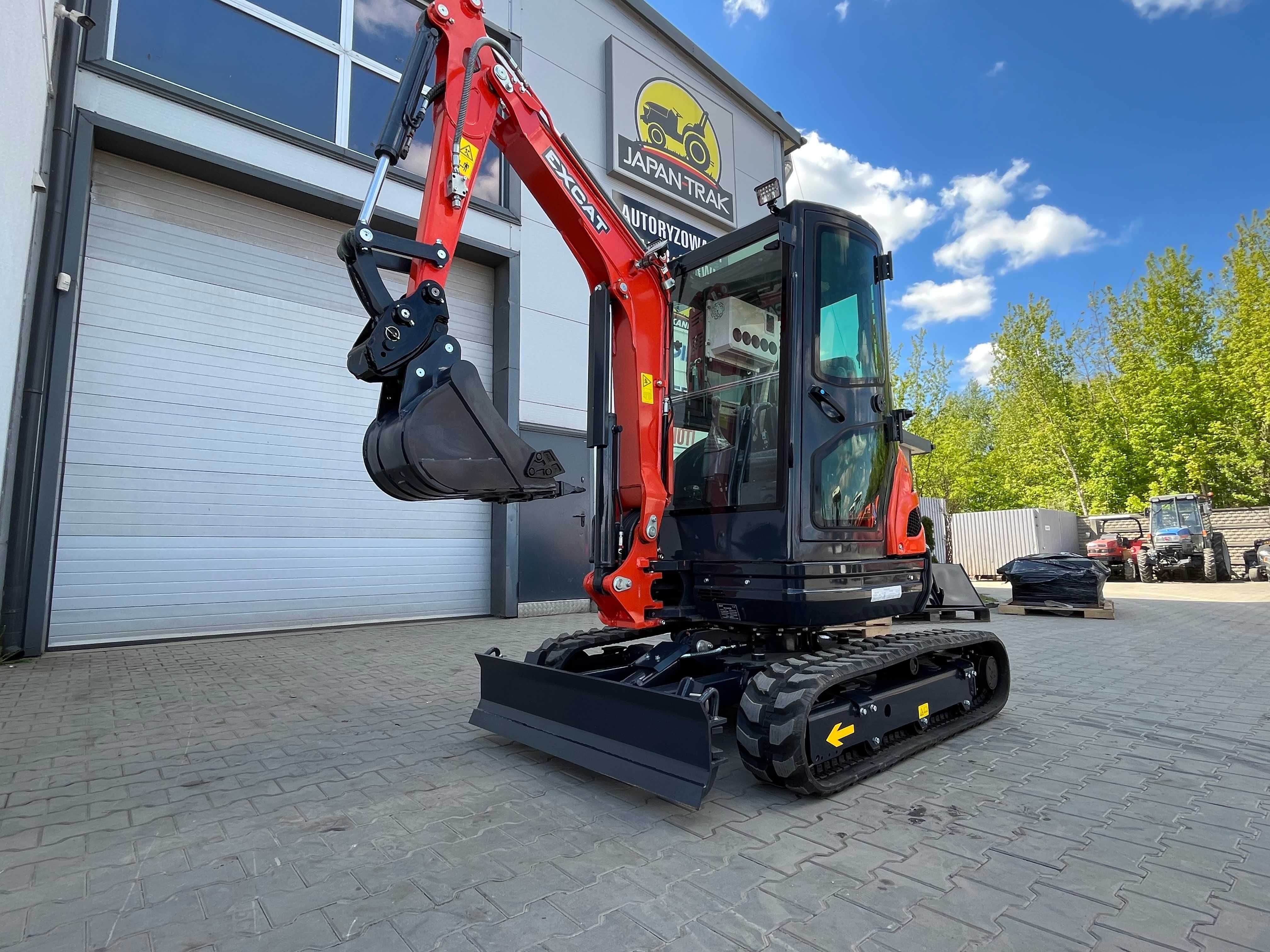 Wynajem Wypożyczalnia Mini Koparka XTM X26s Roboty Ziemne