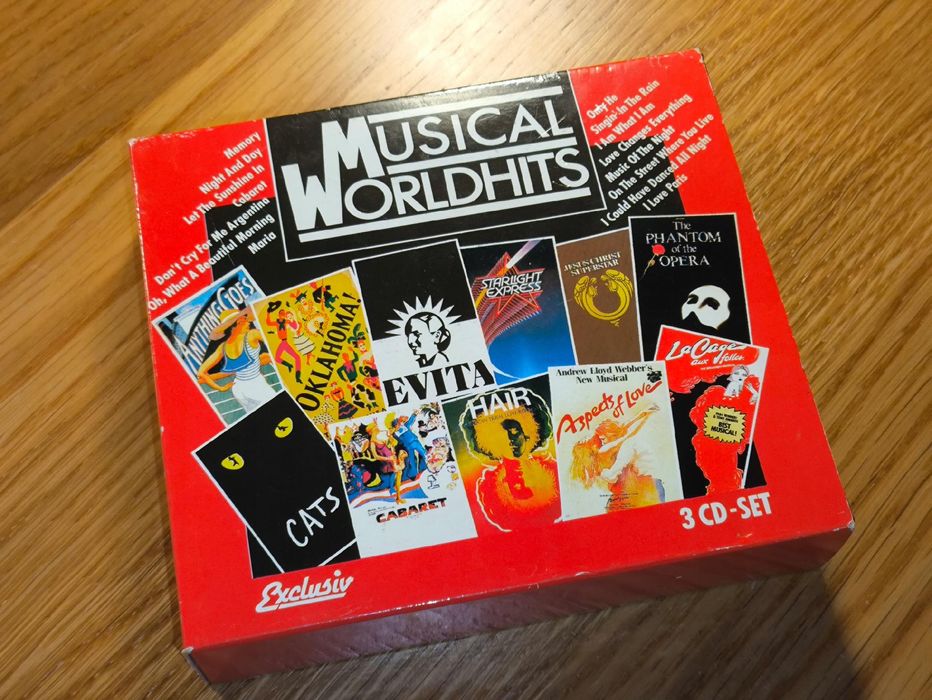 MUSICAL WORLDHITS - zestaw 3 płyt CD (Exclusiv, nr kat. 444 350)