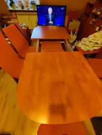Stół 160x80 + przedłużenie o 40 cm .
