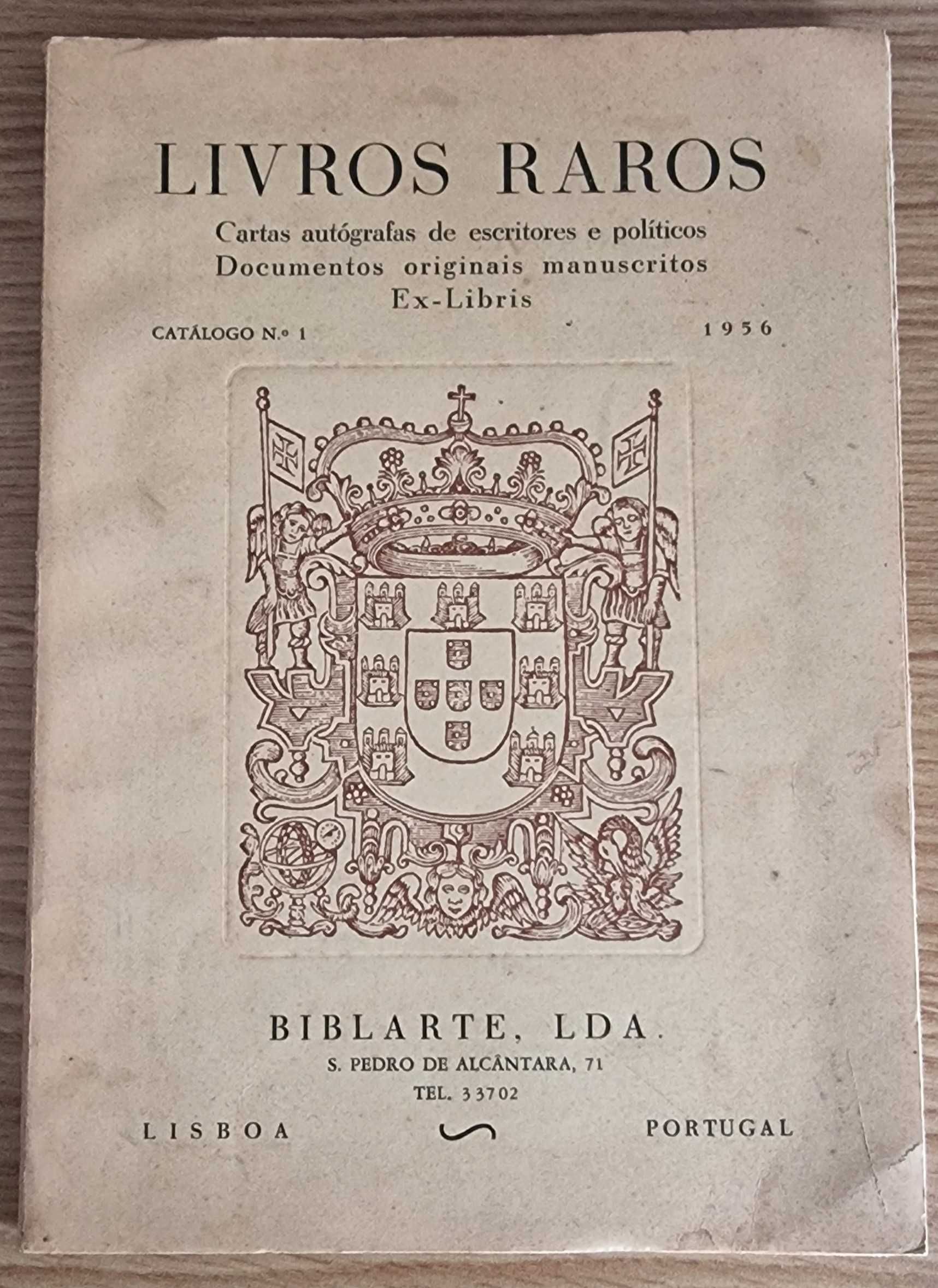 Livros Raros - Documentos originais manuscritos - Ex-libris -  1956