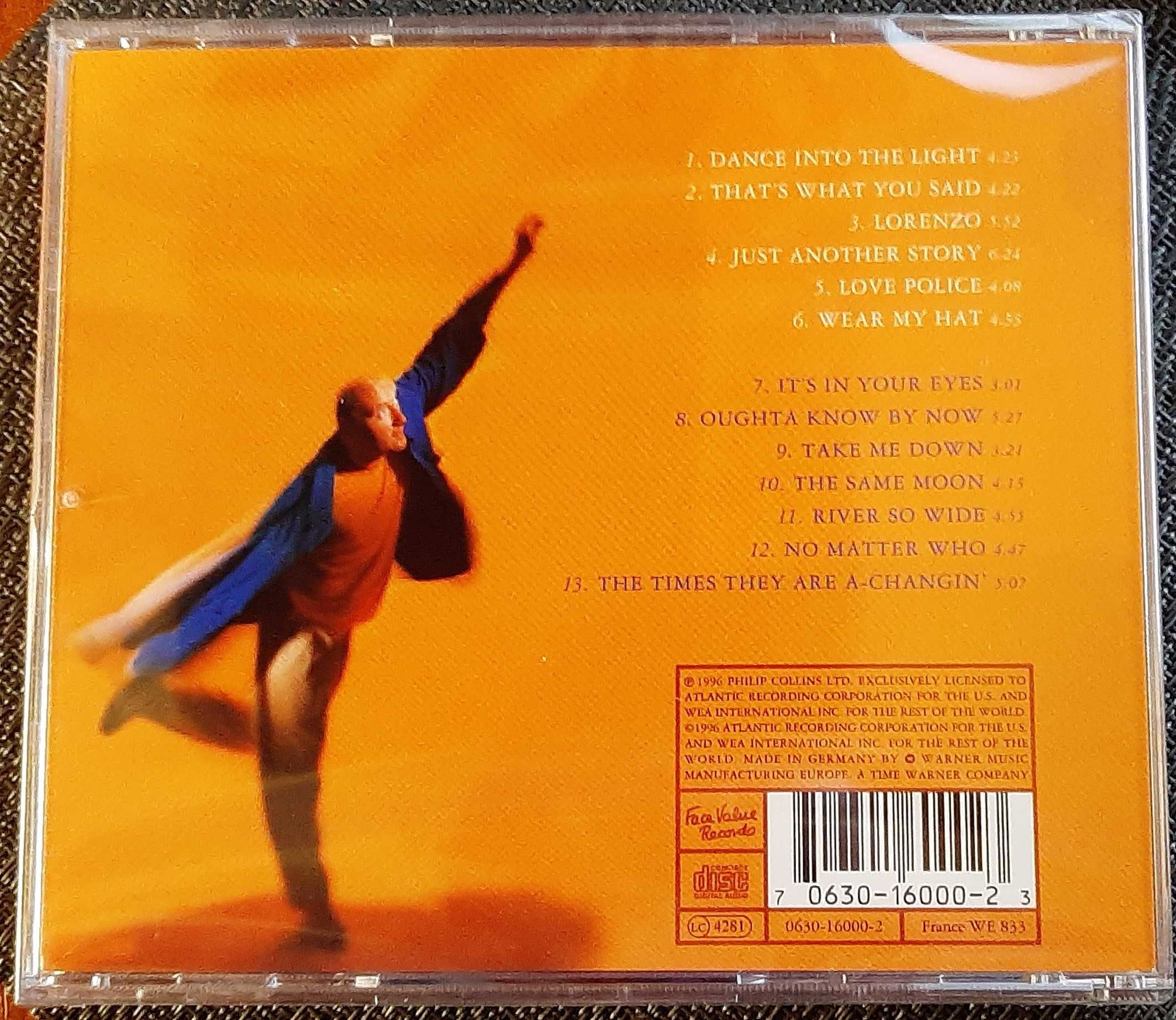 Wspaniały Album CD PHIL COLLINS -Album Dance Into The Light CD