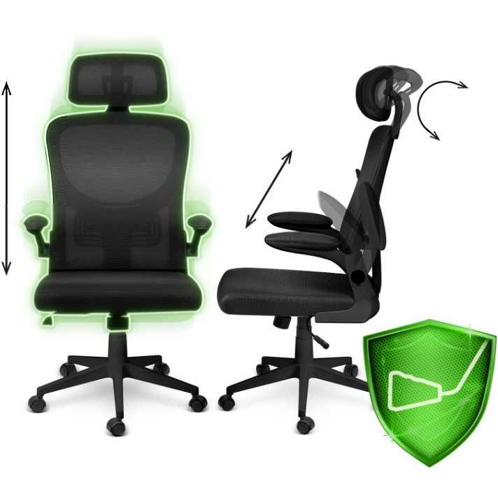 NOWY Fotel Biurowy Z Mikrosiatki KLASYCZNY obrotowy ergonomiczny FV