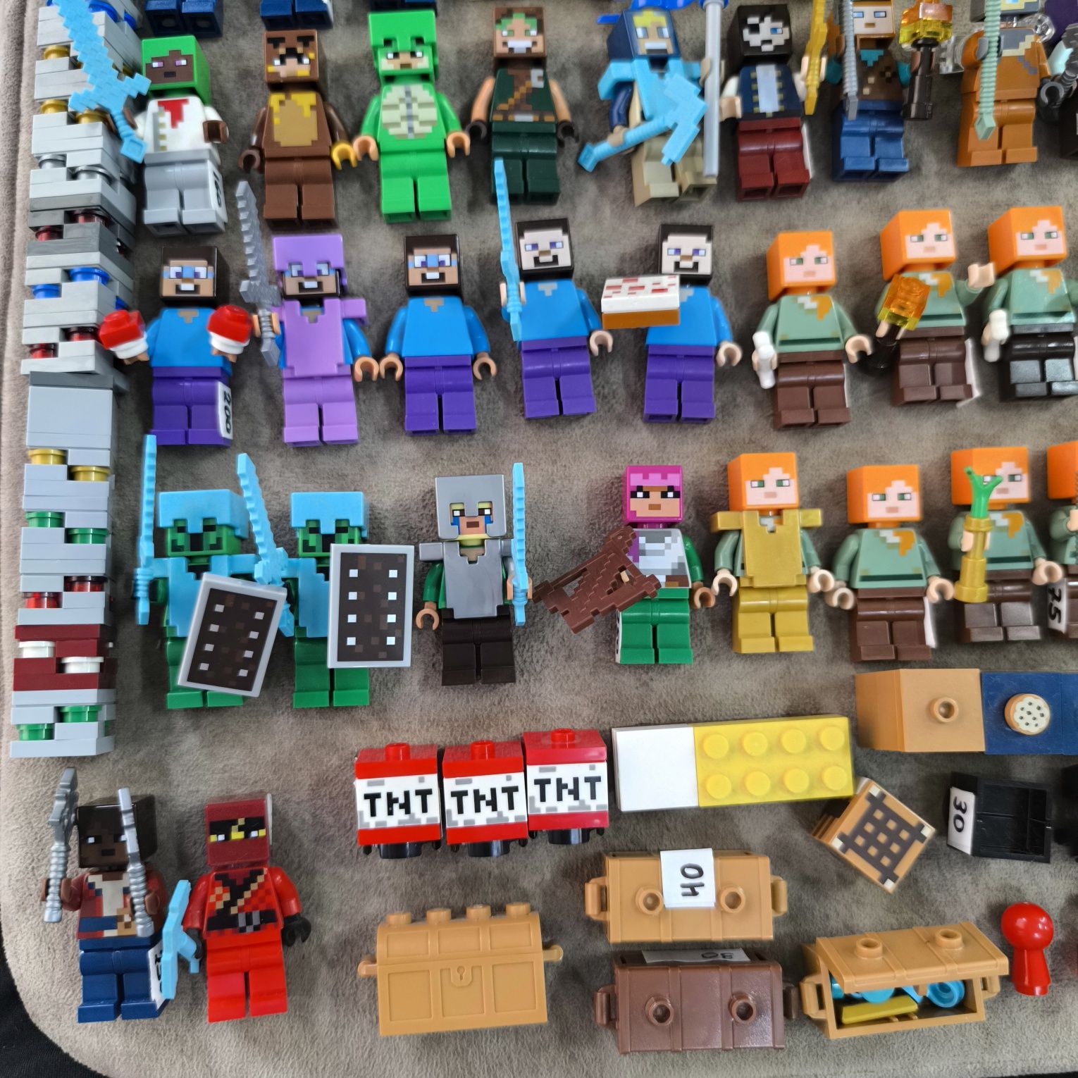 Лего минифигурки Майнкрафт lego Minecraft Dungeons фигурки животные