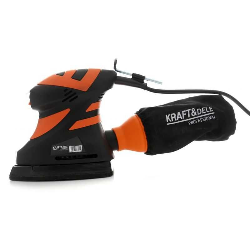 KRAFT&DELE Szlifierka Oscylacyjna Do Drewna Metalu Gipsu 2w1 KD1697
