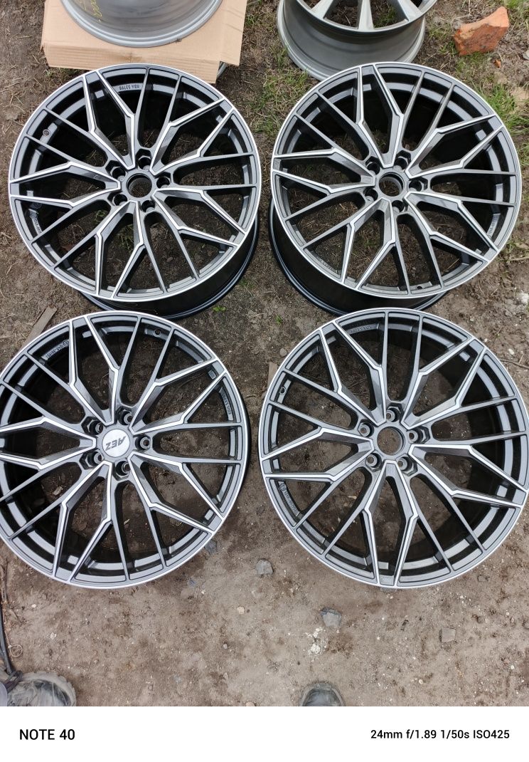Nowe felgi aluminiowe oryginał AEZ 2 szerokości 5x112