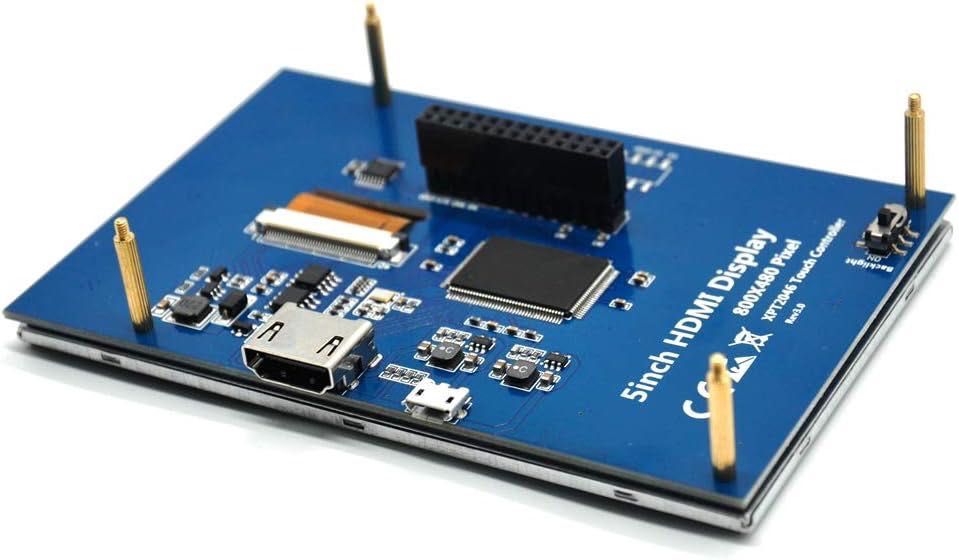 Ekran dotykowy 5 cali 800 x 480 TFT LCD HDMI, GPiO, do PC, RasberryPi