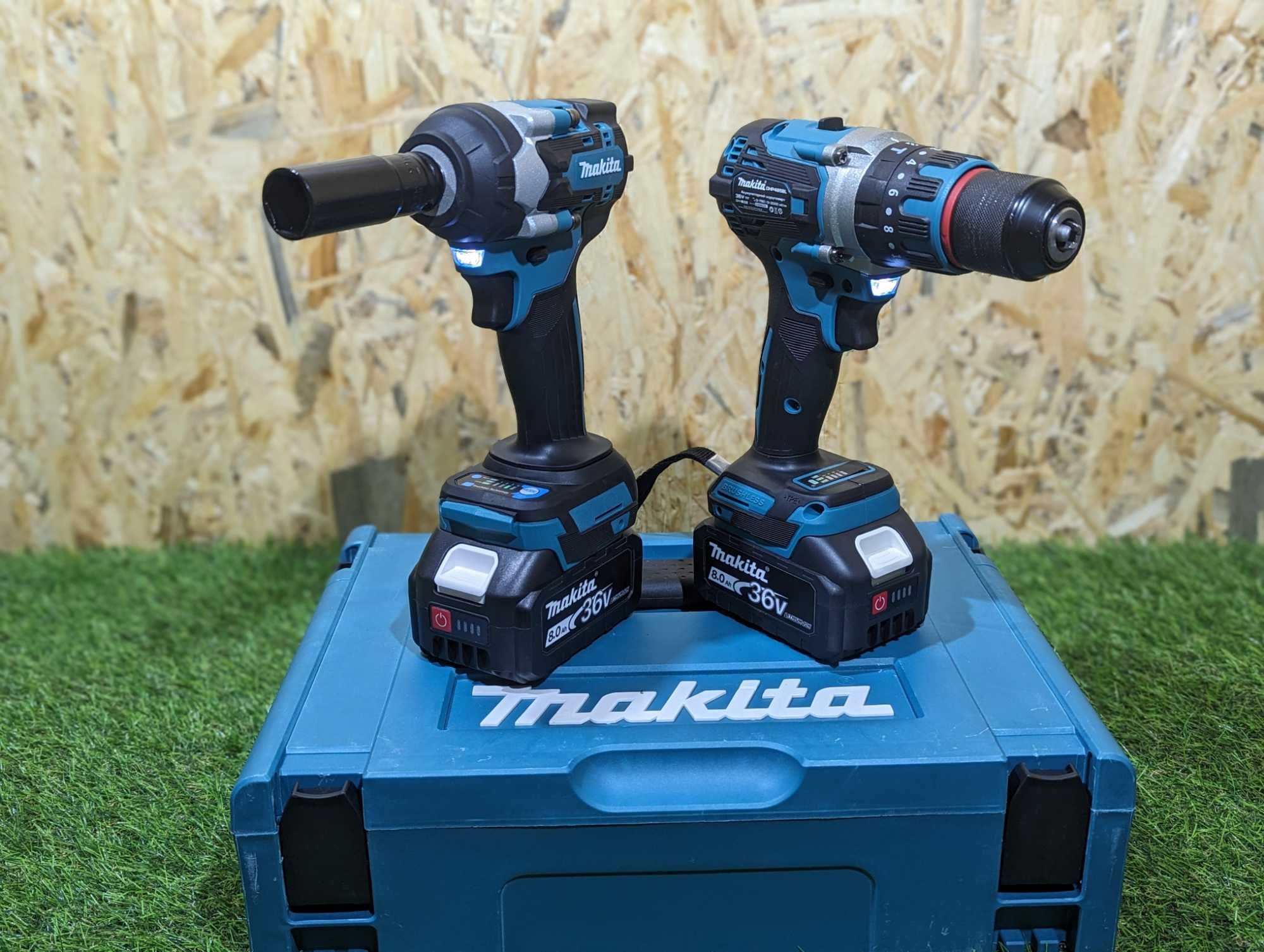 2в1 Акумуляторний Шуруповерт Makita DHP485BL 36V 8A Гайковерт DTW500DL