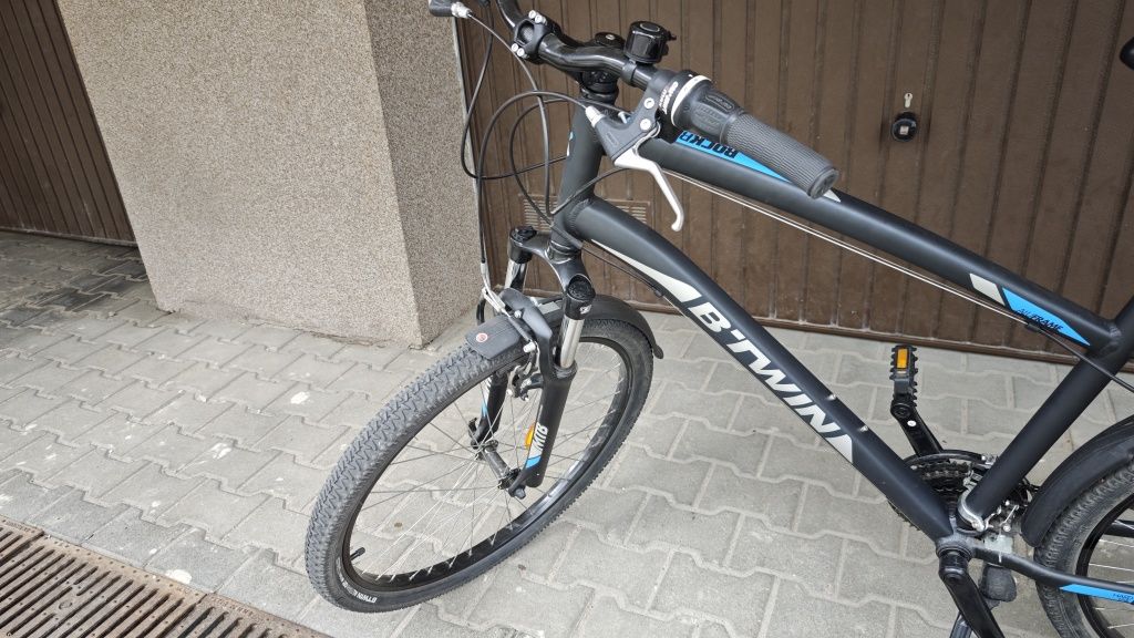 Rower B-TWIN ROCKRIDER 340 XL 26" + Błotniki+ Bagażnik