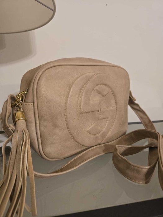 Torebka GUCCI mała beżowa