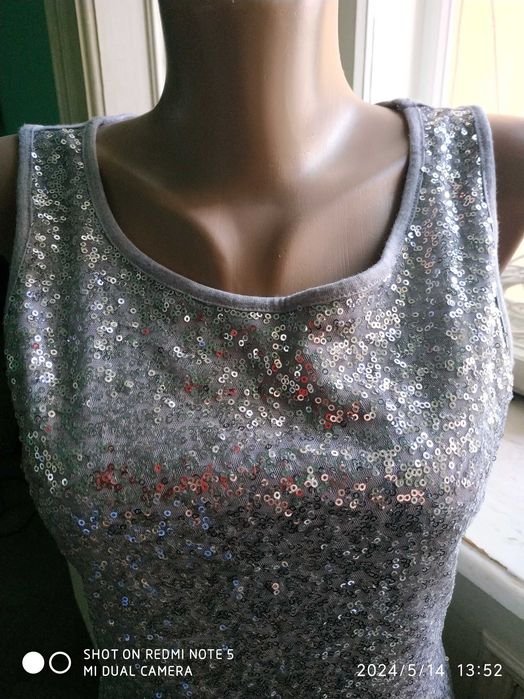 Святкова футболка з паєтками ecmara