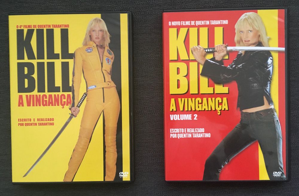 2xDVD Kill Bill - volume 1 & 2 (Ed. PT) - portes incluídos