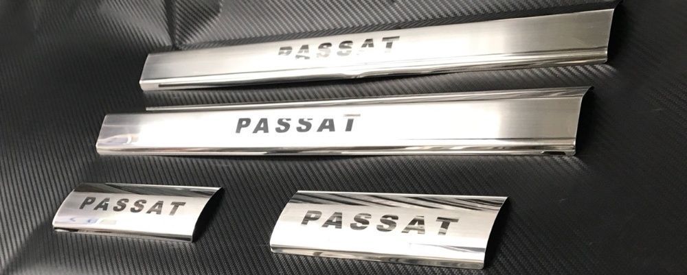 Хром порог VW Passat 3B(B5) B6 B7 Накладки на пороги Пассат3Б(б5)Б6 Б7