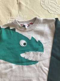 Camisola dinosauro e camisa, boboli 3 anos