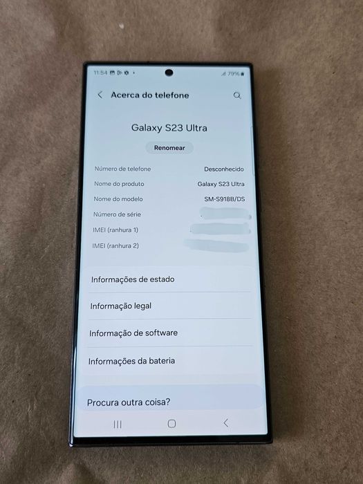 Samsung S23 Ultra 512GB. Excelente estado.