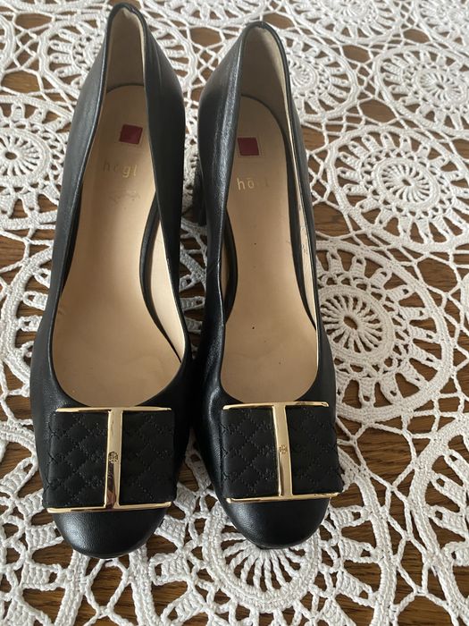 Hogl,39,5 czółenka,skóra,-