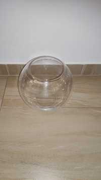 Szklana kula wazon akwarium, wys. ok 22 cm, gł. ok 29 cm, las w słoiku