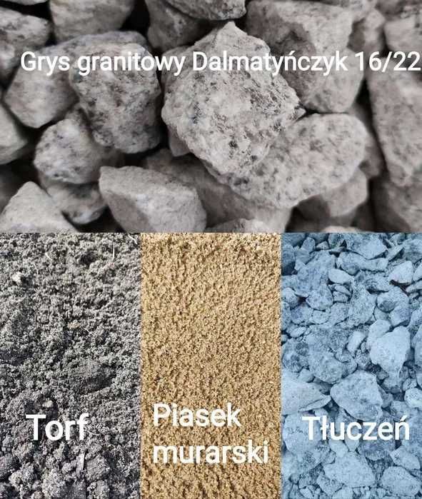 kruszywa, piaski, tłuczeń, bazalt