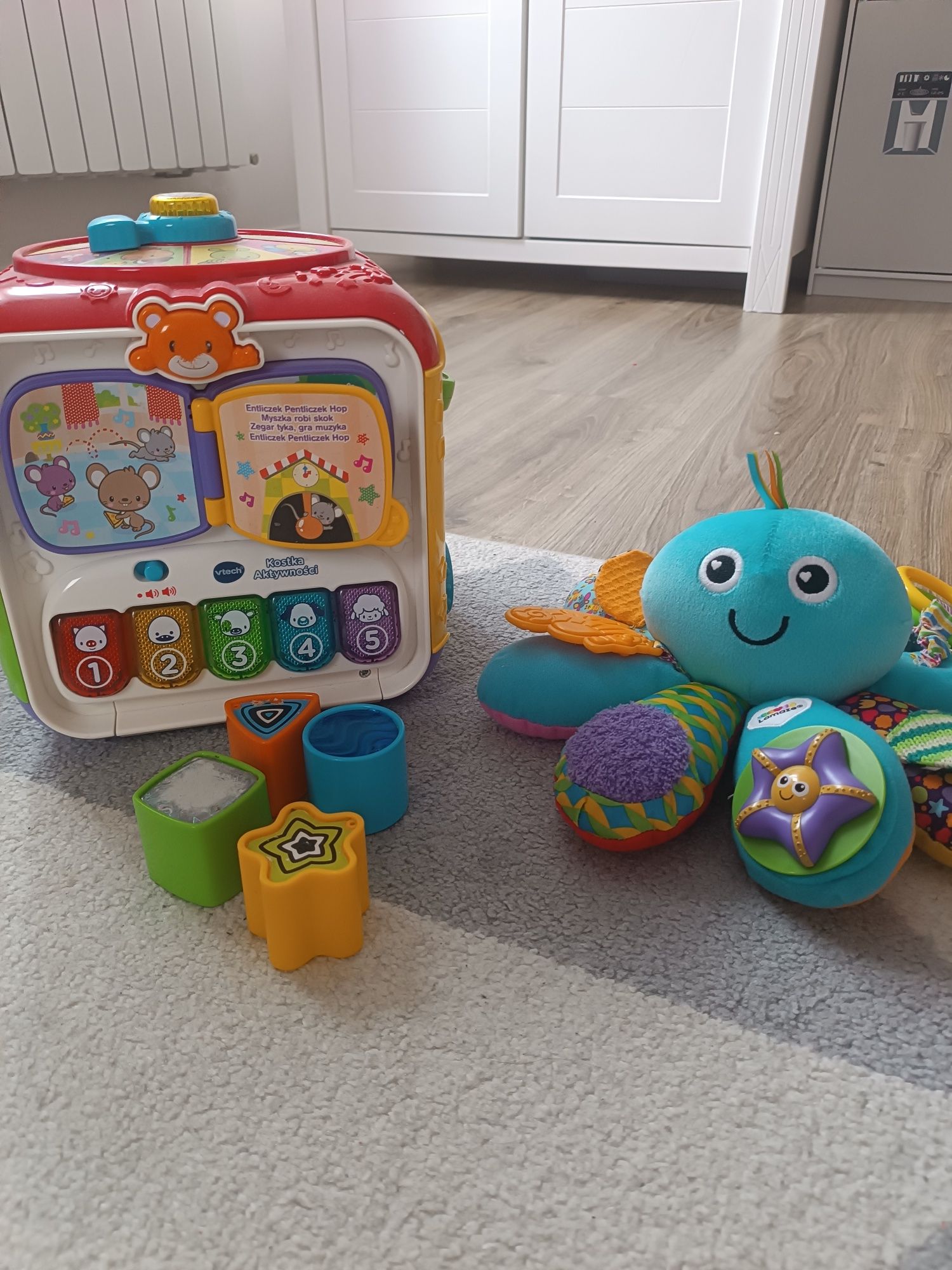 Zestaw kostka vtech z ośmiornica lamaze