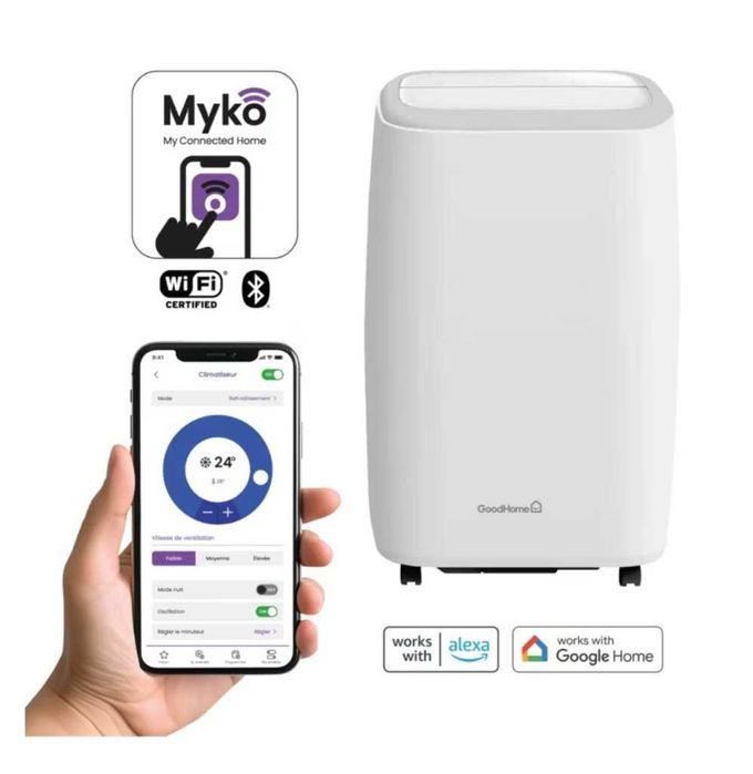 Klimatyzator monoblok GoodHome 9000 BTU Wi-Fi Myko smart + pilot NOWY!