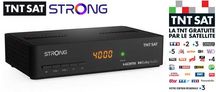 Recetor TNT SAT Strong SRT 7408 HD com cartão válido por 4 anos