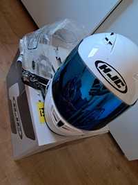 Kask Integralny HJC CS-15 White dwie szybki lustrzana