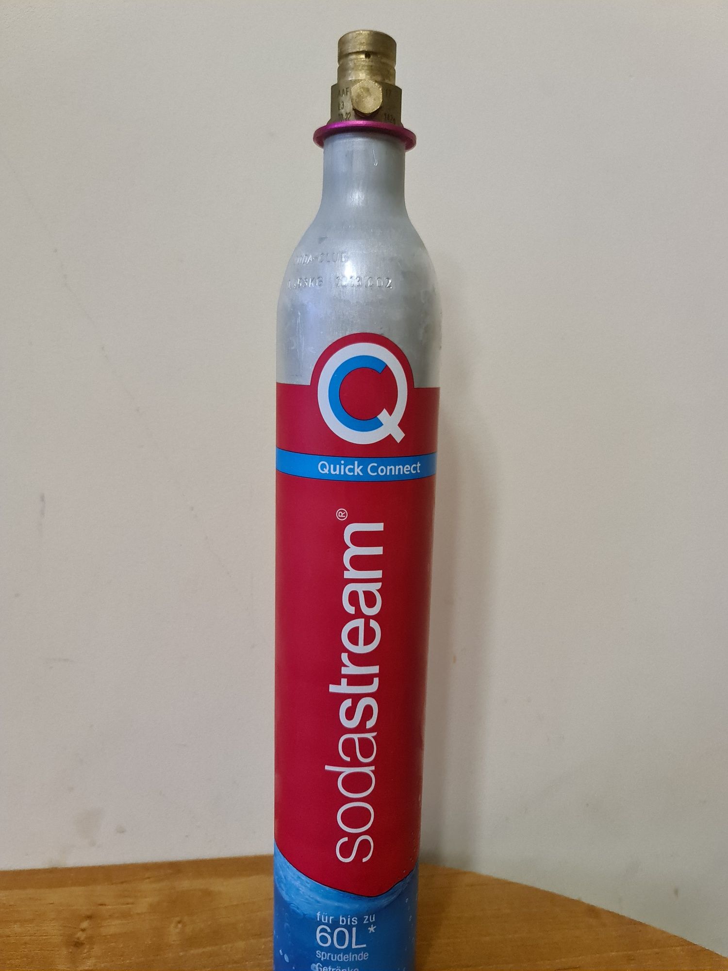 Sodastream quick  connect  różowa pełna