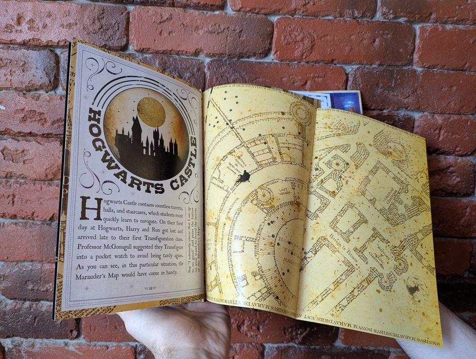 Книга Harry Potter: The Marauder's Map Карта Мародерів,чарівна паличка