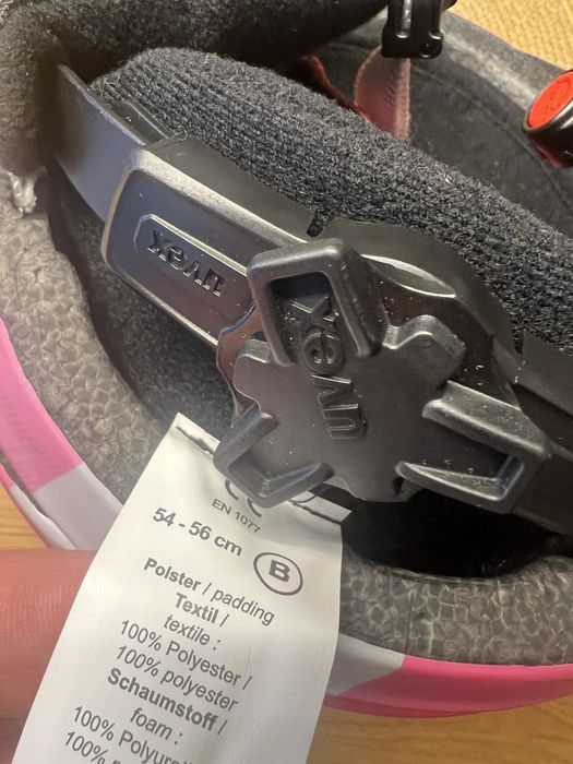 Kask narciarski z przyłbicą szybą Uvex Junior Visor Pro Pink