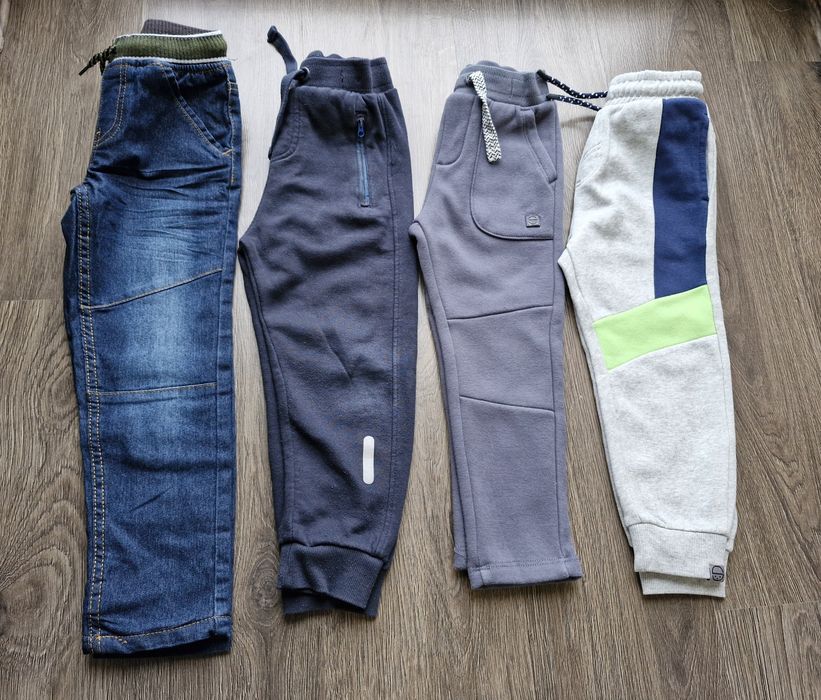 Spodnie ocieplane x 4 (rozm 104)