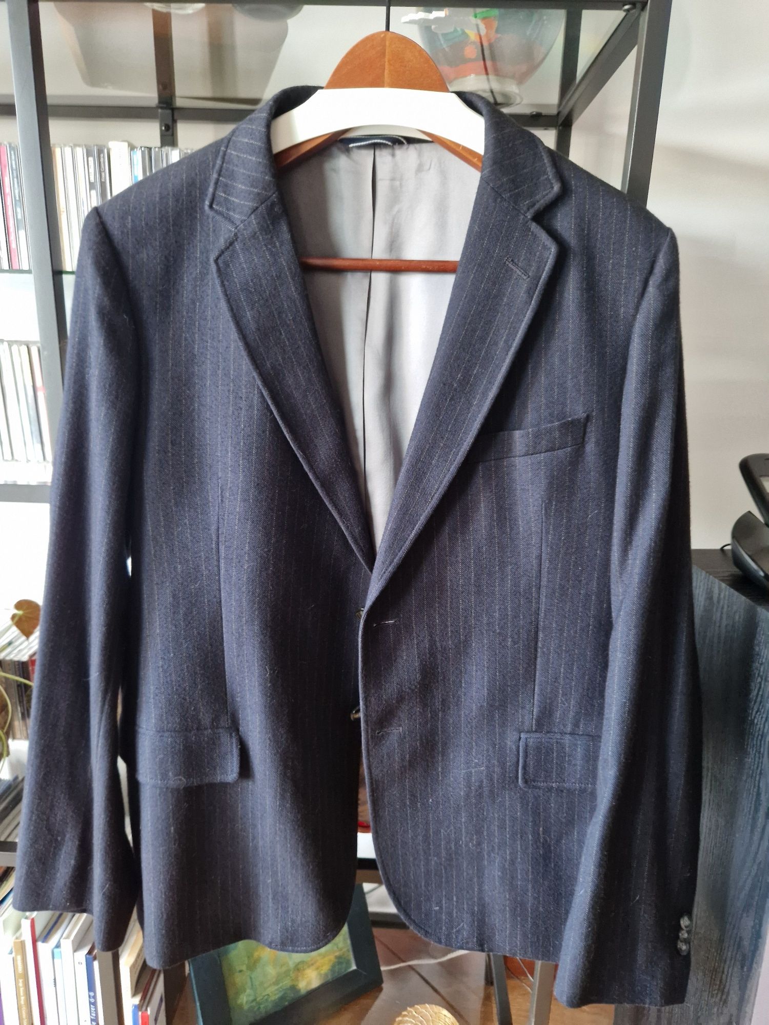 Blazer Gant Azul Escuro 52 100% lã