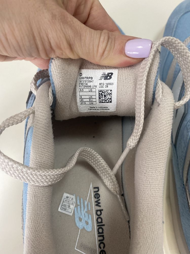Кросівки NEW BALANCE U997RPB  оригінал нові