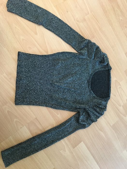 Bluzka damska srebrna rozmiar S