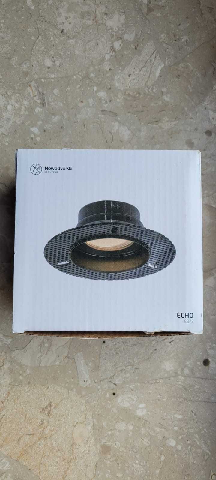 ECHO Nowodvorski 8372 NOWA LAMPA sufitowa wpuszczana punktowa czarna