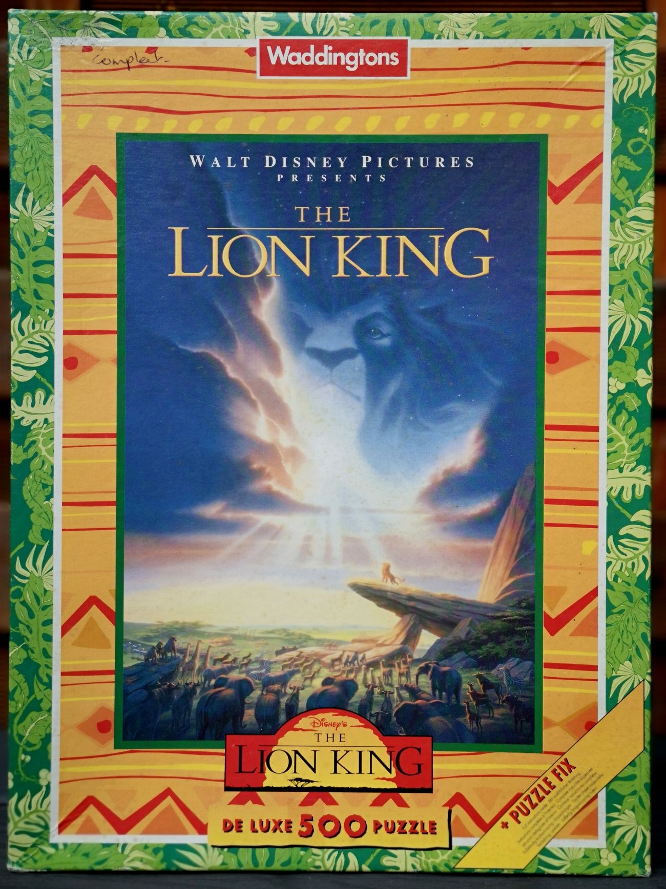 Puzzle 500 Waddingtons Disney The Lion King nie 1000