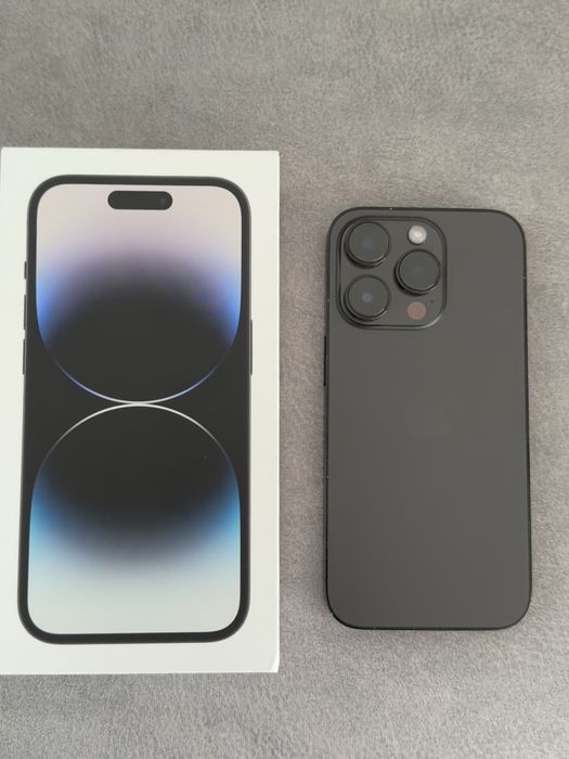 iPhone 14 Pro - 128GB Preto Sideral - cabo usb-c para Lightning + Capa