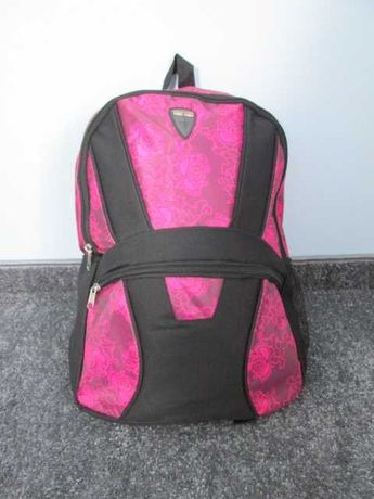 Nowy, różowy plecak szkolny, plecak turystyczny, plecak sportowy