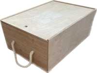 Дерев'яний ящик пенал з ручкою: дов-41,5 шир-29,5 вис-17см, т стін 7мм
