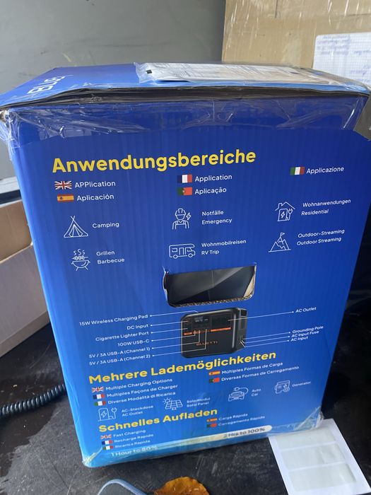 Зарядна станція BLUETTI AC180P. Portable Power Station 1800W. Germany