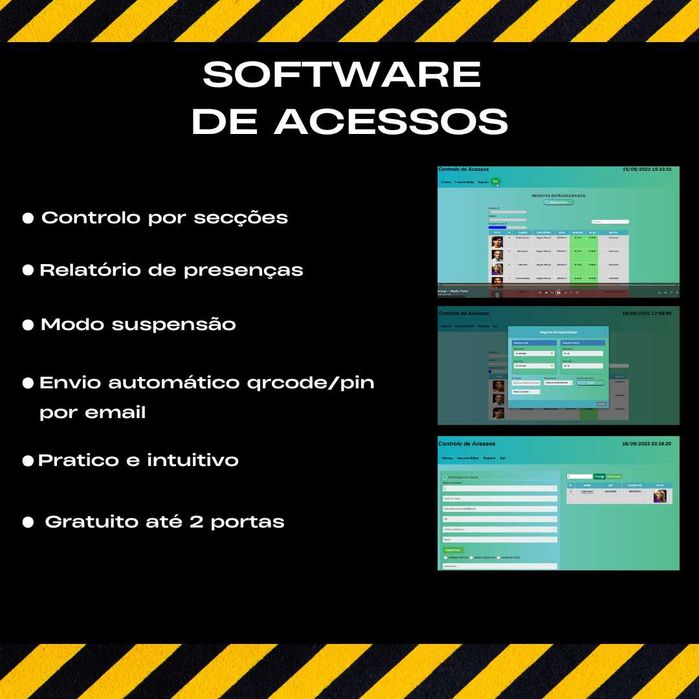 Controlo de portas