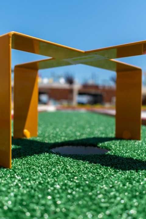 Mini golf de 12 com equipamento