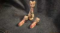 коллекция котики 3шт кот кошка набор керамика из лондона