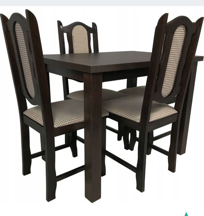 Stół i 4 krzesła komplet