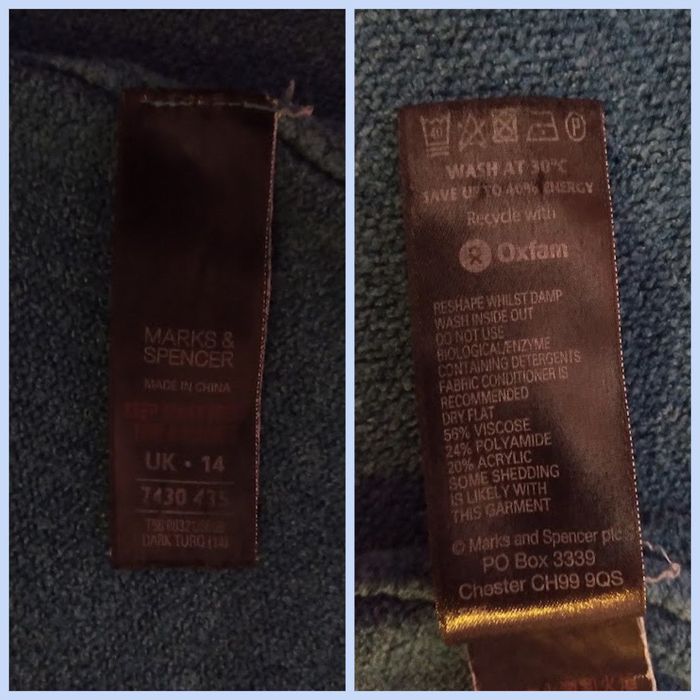 Елегантний в'язаний светр (світер) marks & spencer з коміром-хомутом –