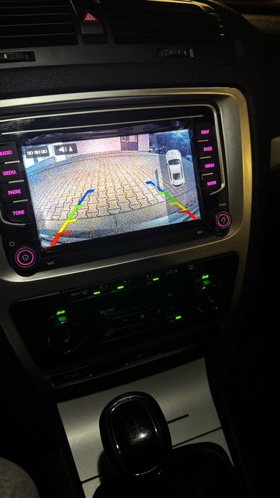 Мультимедіа безпровідний карплей андроїд авто магнітола vw skoda 2 din