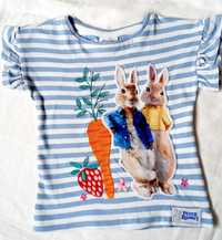Bluzka T-shirt Peter Rabbit 9-12 miesięcy