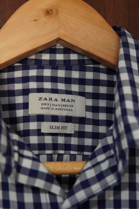 Camisa Zara Homem S Slim Fit