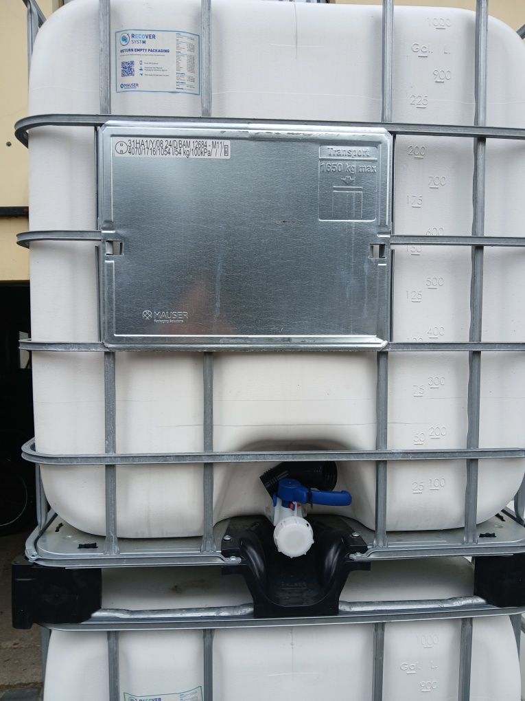 Zbiornik 1000l mauzer nowy UN
