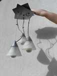 Lampa wisząca (żarówki E27) czapeczki skrzatów