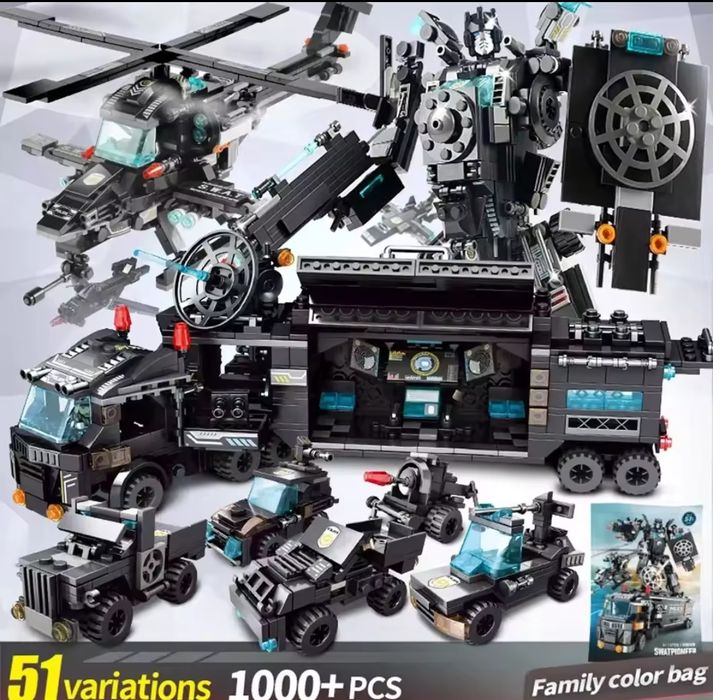 Klocki samochód dla dzieci motor gify prezent 500 el.